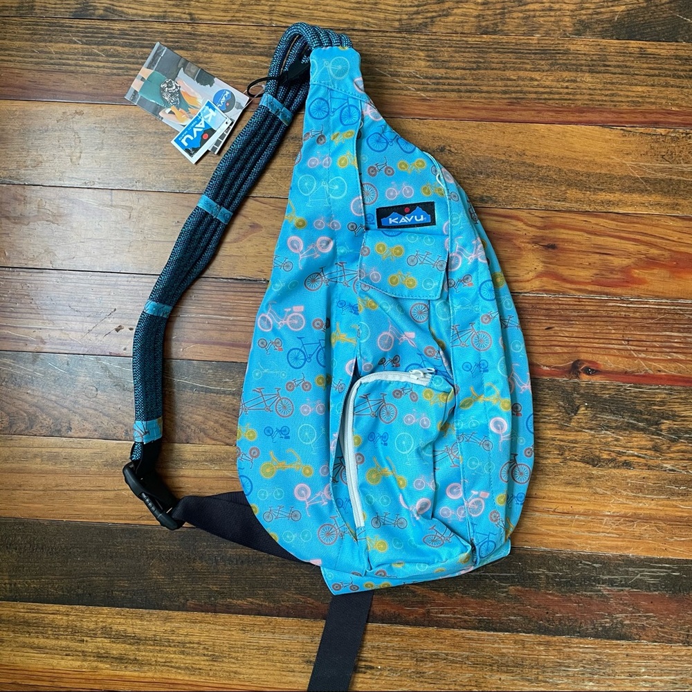 Kavu Rope Sling Bag - bike print